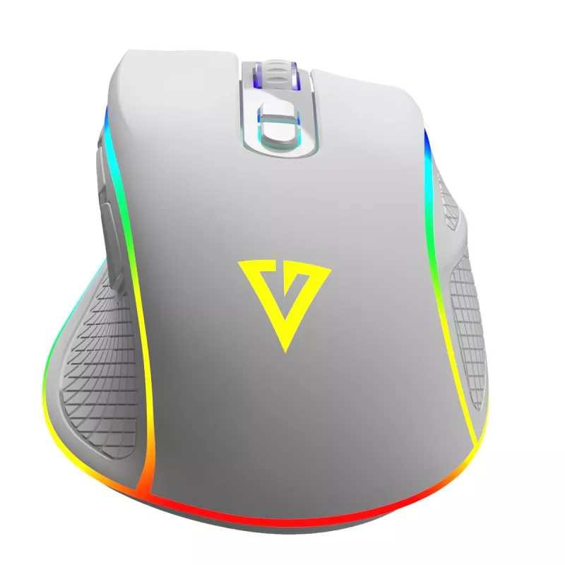 Przewodowa mysz optyczna MODECOM Volcano Veles (biała) — model M-MC-VELES-200