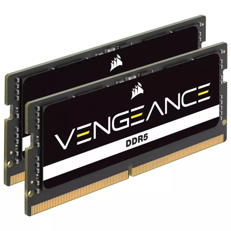 SO-DIMM 64 GB DDR5-4800 (2x 32 GB) Dual-Kit, Memory Czarny, CMSX64GX5M2A4800C40, Vengeance