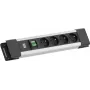 Bachmann CONNECTUS 4xUTE 1x switch 2,0m CEE7/7 Szary (BM005933)