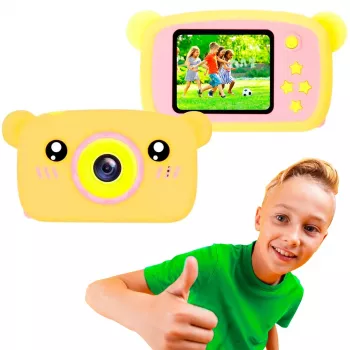 Cyfrowy aparat dla dzieci Extralink H25 Pomarańczowy 1080P 30fps 2,0-calowy ekran