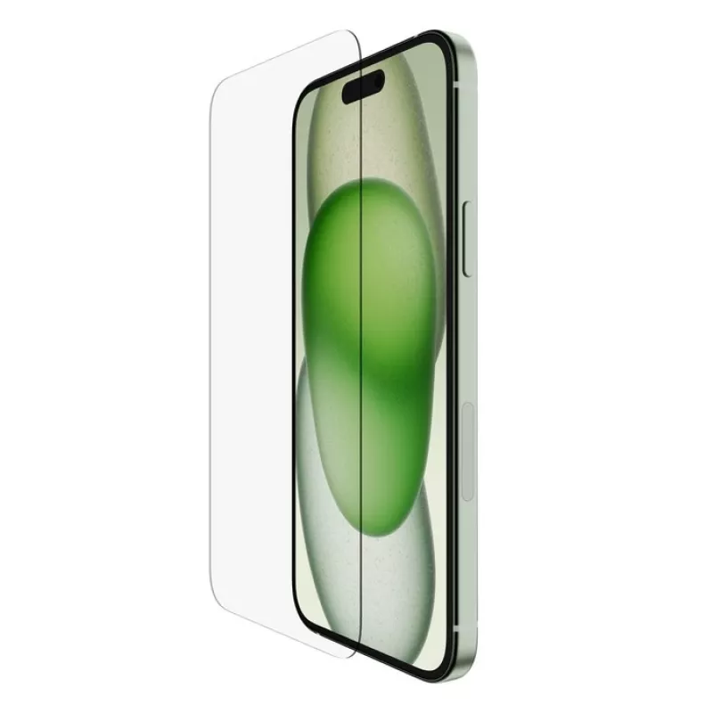 Osłona ekranu Belkin ScreenForce do iPhone 16 Plus Antybakteryjne szkło hartowane