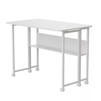 Mobilne biurko Maclean białe MC-126W 50kg