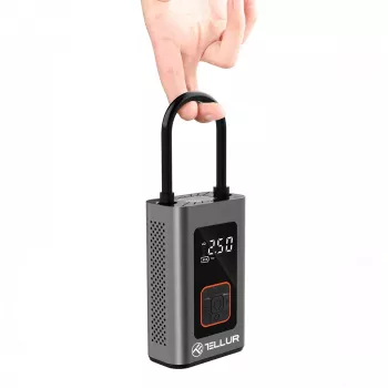 Przenośna sprężarka powietrza Tellur TLL158571 12V 150 PSI do opon samochodowych i artykułów nadmuchiwanych