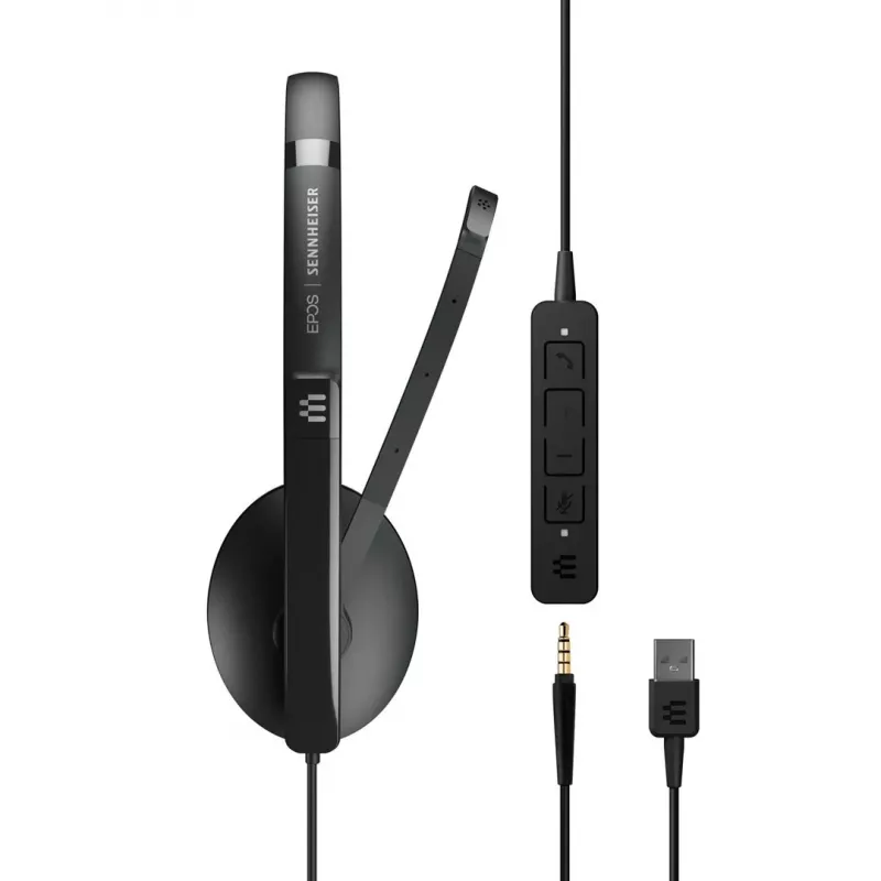 EPOS ADAPT 135 USB II Słuchawki przewodowe z pałąkiem nagłownym Biuro/Call Center USB Type-A Czarny