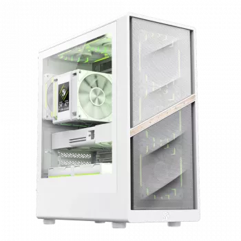 Obudowa Gamemax AERIS 330 MW | Biała | Mini Wieża | Bez zasilacza