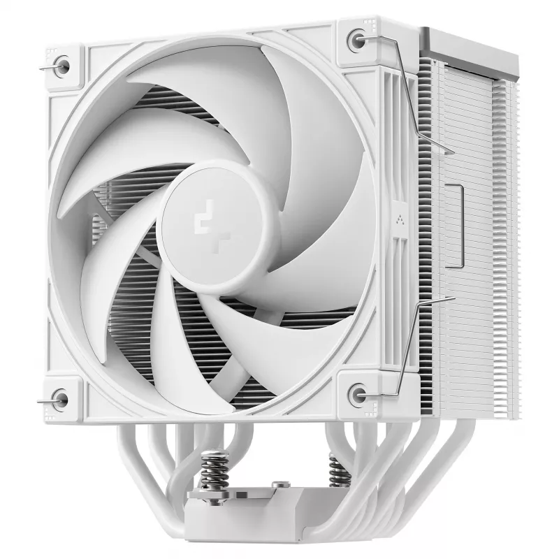 Chłodnica powietrzna DeepCool AK700 Digital WH, wentylator 120 mm, obsługa AM5/AM4/LGA 1700/1200/1155/1151/1150, biały