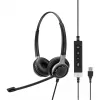 EPOS IMPACT SC 660 USB ML Zestaw słuchawkowy przewodowy nauszny do rozmów/muzyki USB Type-A Czarny, Srebrny