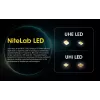 Latarka na opaskę Nitecore HU2000, 10 diod LED, akumulator litowo-jonowy ładowany przez USB, aluminium + poliwęglan, wodoodporność IP68