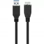 Kabel USB A do Micro-USB B GOOBAY 95026 — 1,8 m, męski do męskiego, czarny
