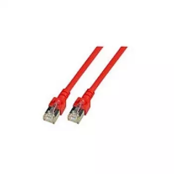 EFB-Elektronik Kabel krosowy RJ45 kat. 5e SF/UTP PVC CCA czerwony 1 m Producent: EFB Elektronik (K5458.1)