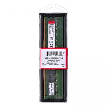 Kingston Technology KTD-PE432D8/32G moduł pamięci 32 GB 1 x 32 GB DDR4 3200 MT/s 288-pin DIMM ECC