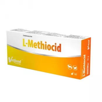 VETFOOD L-Methiocid - suplementy dla psów i kotów - 60 szt.