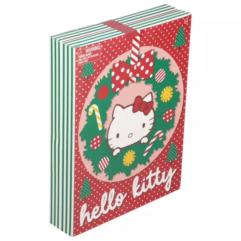 Kalendarz adwentowy Paladone Hello Kitty Artykuły papiernicze 24-dniowy zestaw z codziennymi upominkami papierniczymi