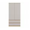 MALWA SS-90 wardrobe dąb artisan/kaszmir