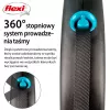 Flexi Automatyczna smycz Czarny Design S 5 m, Niebieska