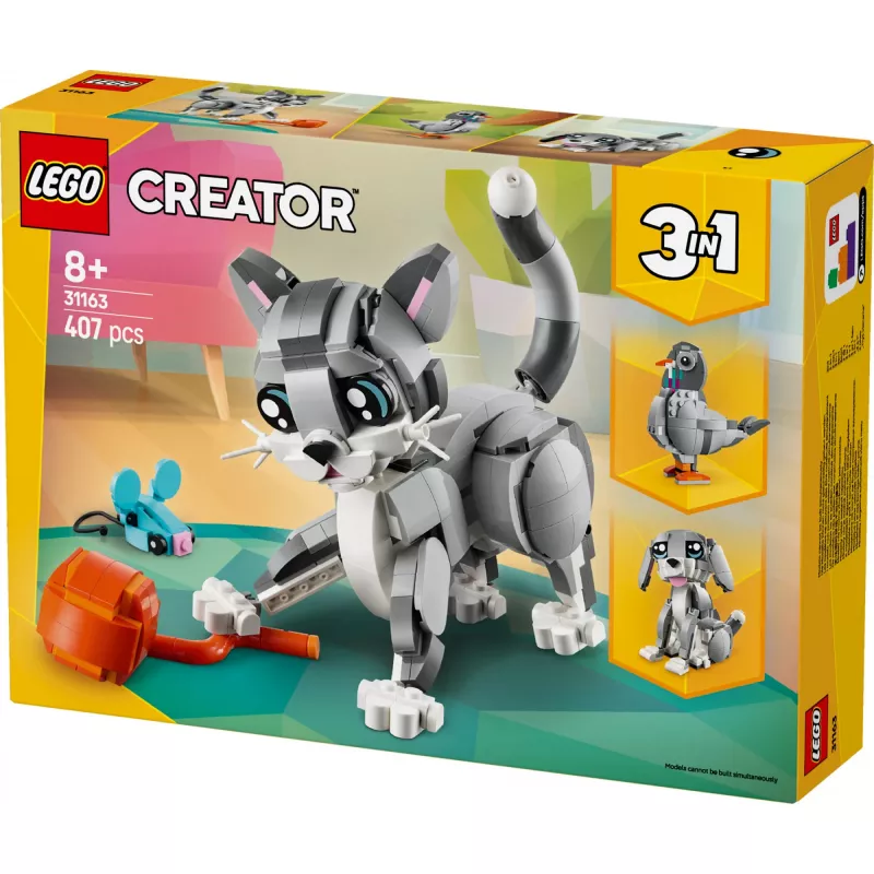 LEGO CREATOR 3 W 1 31163 Zabawny Kot