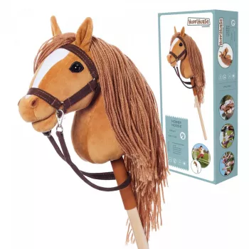 Koń na patyku HOPPIHORSE Hobby Horse A4 Chestnut