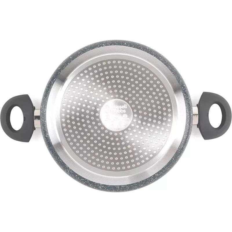 Garnek Russell Hobbs RH00848EU 20 cm kamienny – garnek do gotowania na kuchence z pokrywką