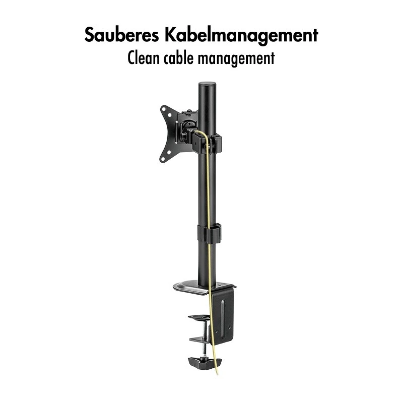 Uchwyt do monitora 17-32, maks. 9 kg, czarny