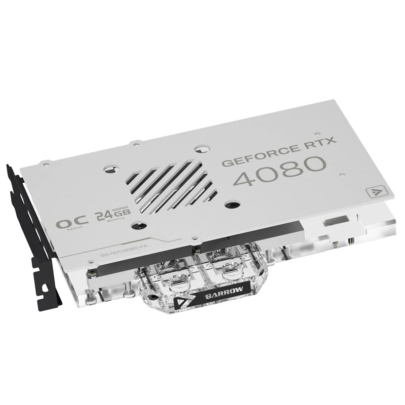 Blok chłodzenia cieczą Barrow LRC2.0 do RTX 4080 FE Aurora RGB Acryl
