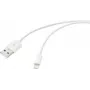 Kabel USB Renkforce USB 2.0 wtyk USB-A, wtyk Apple Lightning 2,00 m biały (matowy) RF-5724086 (RF-5724086)