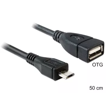 Kabel USB DeLOCK 50cm Micro-USB B USB 2.0 A 83183