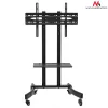 Maclean MC-739 profesjonalny stojak-wózek do telewizora na kółkach, 32-65 cali (165,1 cm), maks. 40 kg, VESA do 400x600, czarny
