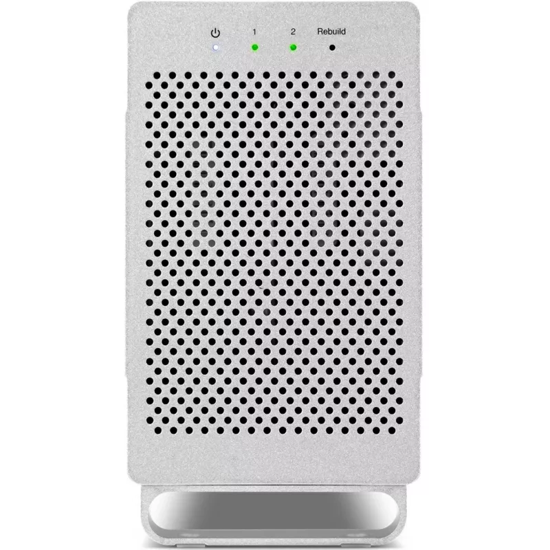 Obudowa HDD OWC Mercury Elite Pro Dual biała na 2× dyski 3,5 cala SATA, RAID 0/1/SPAN, USB Type‑B