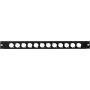 Panel przedni Omnitronic Z-19 12 x XLR D-Type 1U — panel rackowy z dwunastoma złączami XLR D-Type