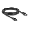 DeLOCK RJ45 Kabel sieciowy Cat.8.1 S/FTP 2m 40 Gb/s Czarny