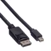 Kabel DisplayPort Roline, DP ST - Mini DP ST, czarny, 1,5 m (11.04.5638)
