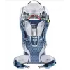 Plecak do noszenia dziecka DEUTER Kid Comfort Active — niebieski, poliamid, do 22 kg, daszek przeciwsłoneczny, podnóżek, VariQuick, Lite Air