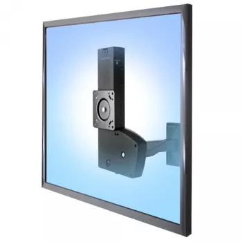 Ergotron Glide Wall Mount LD-X - Befestigungskit (Schwenkarm, VESA-Adapter, Befestigungselemente, lift assembly) für LCD-Display - Schwarz - Bildschir