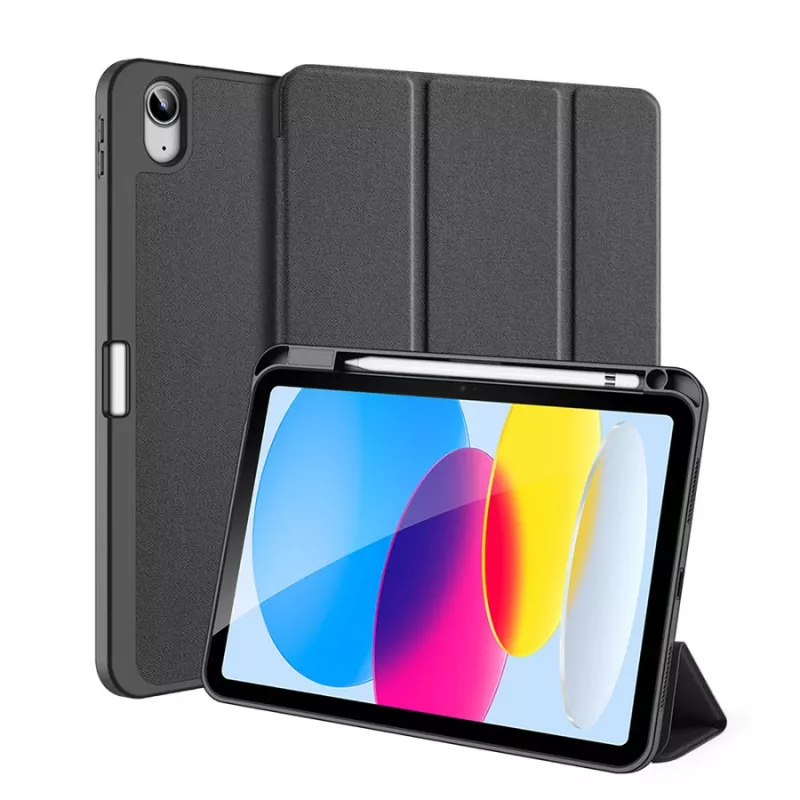 Etui na tablet dux ducis DUX DUCIS DOMO składane z miejscem na rysik do iPad 10 (2022) czarny
