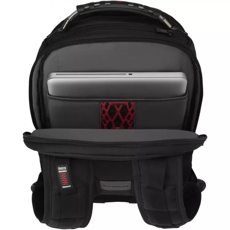 Wenger IBEX Deluxe - plecak na notebooka - 43,2 cm - 35,60 cm (14) - 40,6 cm (16) - czarny (606493)
