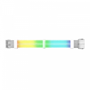 Gamemax | Przedłużacz zasilacza | VGA/CPU 2x8PIN-B | Biały
