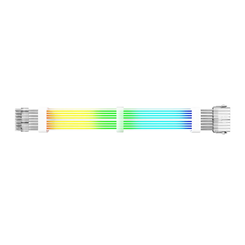 Gamemax | Przedłużacz zasilacza | VGA/CPU 2x8PIN-B | Biały