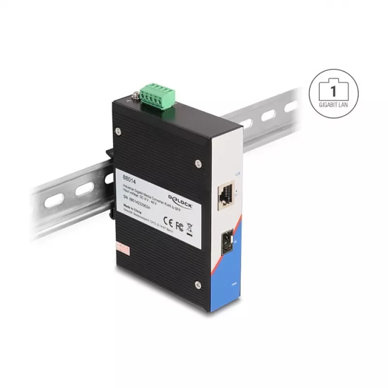 Przełącznik niezarządzalny DeLOCK 88014 Gigabit Ethernet 10/100/1000 Czarny