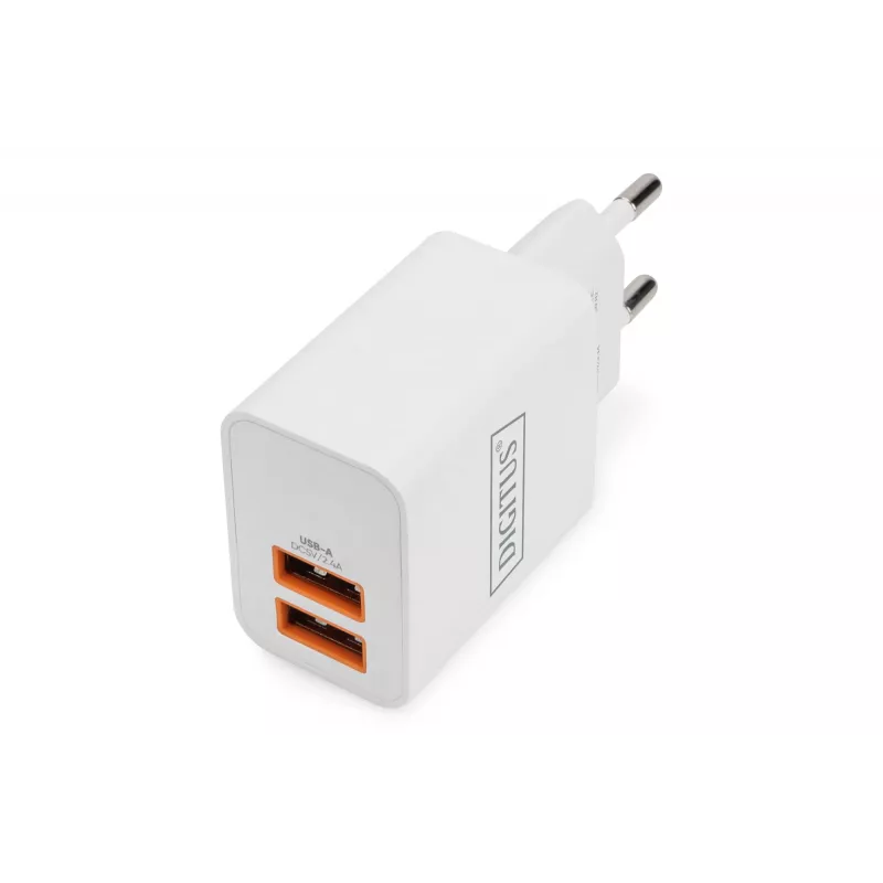 Ładowarka USB do użytku wewnętrznego Digitus DA-10061 2x USB-A 15,5 W