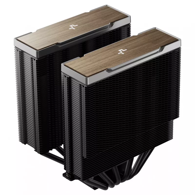 Chłodzenie powietrzne DeepCool AK620 G2, wentylator 120 mm, kompatybilne z LGA1700/1200/115x oraz AM4/AM5, czarny, 144×127×159 mm