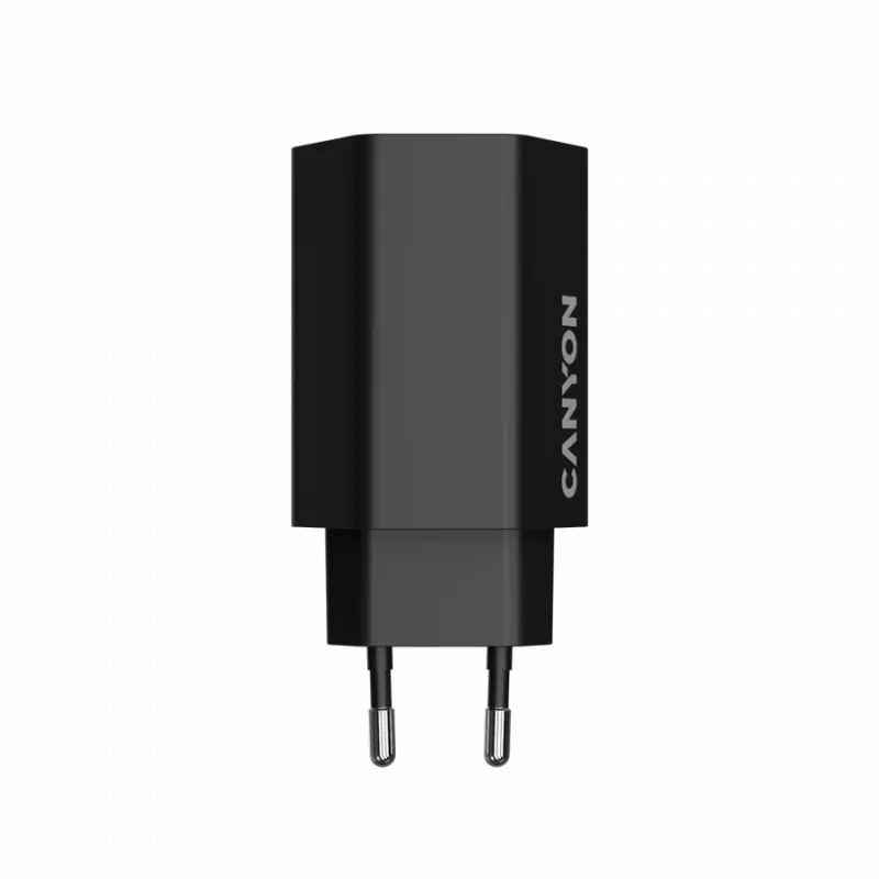 Ładowarka CANYON HEXAGON 65 GaN 65W 2xPD 1xQC EU Czarna (CND-CHAHEX65B)