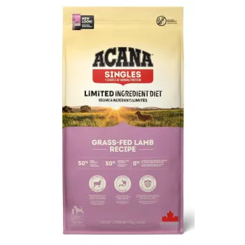 ACANA Singles Grass-Fed Lamb - sucha karma dla psa - 17kg
