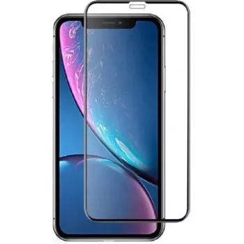 Hartowane szkło ochronne Devia Real Series na iPhone XR 6,1 cala 3D zakrzywione, odporne na wybuch (czarne)