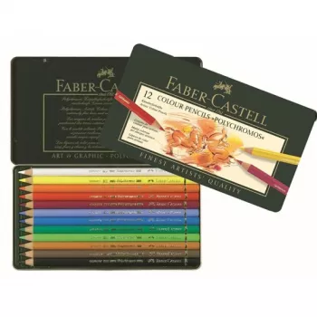 Zestaw pióra i ołówka Faber-Castell 110012 — wielokolorowy, 12 sztuk