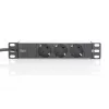 Aluminiowa listwa zasilająca Digitus DN-95411 3 gniazda bezpieczne 2m