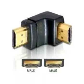 Adapter HDMI męski 90° w dół DeLOCK 65073