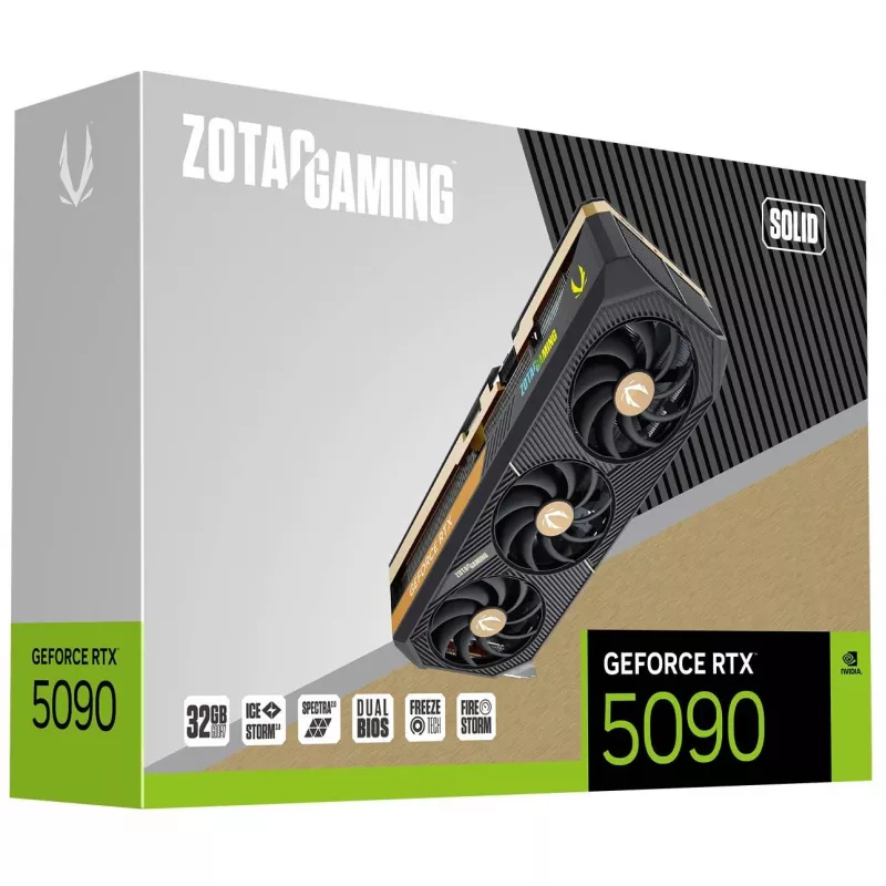 Zotac GAMING GeForce RTX 5090 SOLID NVIDIA 32 GB GDDR7