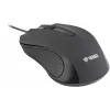 Przewodowa mysz USB, 3 przyciski, gumowana powierzchnia, 1000 DPI