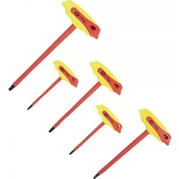 Zestaw wkrętaków c.k tools T4422 — 5-częściowy, uchwyt sześciokątny, różne rozmiary