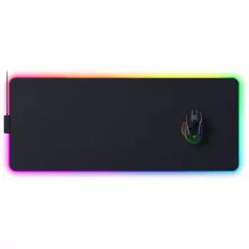 Podkładka pod mysz gamingowa Razer Strider Chroma – powierzchnia poliestrowa, 370×900 mm, czarna, wielokolorowe podświetlenie
